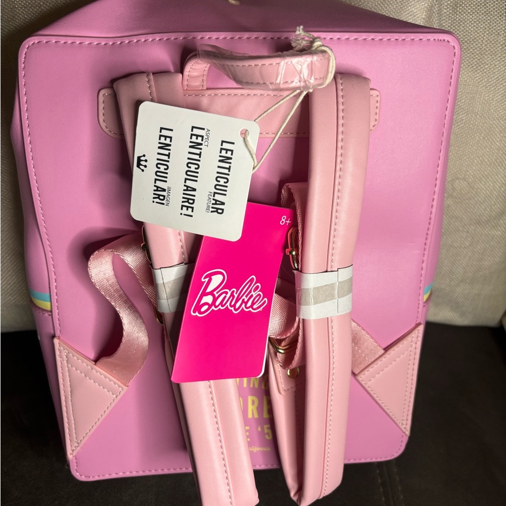 Loungefly Barbie 65th Anniversary Doll Box Triple Lenticular Mini Backpack. - Picture 2 of 2
